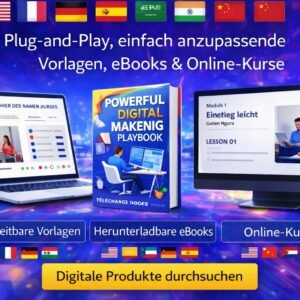Multilingual Online Course Website Template (German Edition) – Inhalte auf Deutsch